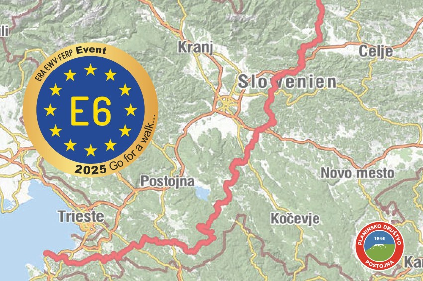 Tradicionalni pohod po Evropski pešpoti E6, od Šareda do Strunjana